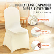 Charger l'image dans la visionneuse de galerie, Amocart 30/50PCS Ivory Stretch Spandex Folding Chair Covers Universal Fitted Chair Cover Removable Protective Slipcovers
