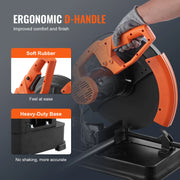 Load image into Gallery viewer, Amocart 2300W Abrasive Chop Saw 14"/355mm Blade Diameter Cut Off Saw Steel Cutting Machine 0-45° Adjustable Angle Miter Saw
