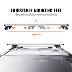 Amocart Roof Rack CrossBar Adjustable Aliuminum Roof Rail Crossbar Baggage Luggage Carrier 200LBS  Crossbars for SUVs, Sedans