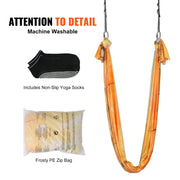 Charger l'image dans la visionneuse de galerie, Amocart 5.5 Yards Aerial Yoga Hammock &amp; Swing Nylon Fabric Full Rigging Hardware for Antigravity Yoga Fitness Bodybuilding
