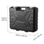 Amocart 10/15 Ton Knockout Punch Set 1/2in to 2 or 4in KO Tools Kit W/6 Dies for Electrical Control Cabinets Switch Cabinets