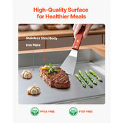 Bild in Galerie-Viewer laden, Amocart Commercial Electric Griddle 50-300°C Adjustable Temp Control, Stainless Steel Countertop Flat Top Grill for Steak Panc
