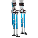 SucceBuy 228 lbs Drywall Stilts 24.2–40.3In Adjustable Aluminum Painter Stilts Non-Slip Rubber Feet Dual Spring Shock Absorption
