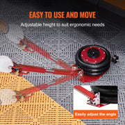Charger l'image dans la visionneuse de galerie, Amocart Pneumatic Jack 3 Ton/5 Ton Triple Bag Air Jack Quick Lift Heavy Duty Car Repair Jacks Folding Rod Jacks with Two Wheels
