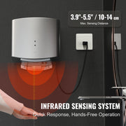 Charger l'image dans la visionneuse de galerie, Amocart Heavy Duty Commercial Hand Dryer 1400W Automatic High Speed Warm Wind Hand Blower Built-In Filter Sponge for Home
