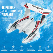 Bild in Galerie-Viewer laden, Amocart EPP Foam RC Plane 2.4G 3CH  Radio Control Aircraft Sea And Air RC Glider Water Land Flying Airplane Toys Gift For Boys
