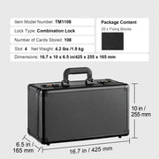 Charger l'image dans la visionneuse de galerie, Amocart Graded Card Storage Box 4 Slots or 5Slots with Key Lock or Coded Lock Foam Dividers for 96/108/120/162 PSA Graded Cards
