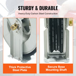 SucceBuy 33/50/66ft Fuel Hose Reel Extra Long Retractable Spring Driven Auto Swivel Rewind for Auto Repair Heavy Industries