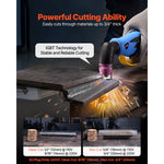 SucceBuy Plasma Cutter Non-Touch Pilot Arc Plasma Cutting Machine with 2T/4T Function & Adjustable PA/PT Time for Home Repairs