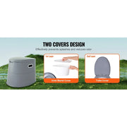 Load image into Gallery viewer, Amocart Portable Toilet for Camping Porta Potty with 1.3G Detachable Inner Bucket Travel Toilet for Outdoor Camping Travel
