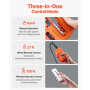 Bild in Galerie-Viewer laden, Amocart 3-in-1 1100Lbs Electric Hoist Winch 1500W Portable Power Winch 30 ft Lifting Height for Garage Warehouse Factory Towing

