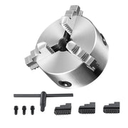 Bild in Galerie-Viewer laden, Amocart 3-Jaw Lathe Chuck 160mm / 200mm / 250mm Self-Centering Lathe Chuck Multiple Clamping Range for Lathe Printer Machining
