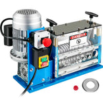 Amocart Electric Wire Stripping Machine Cable Stripper 1.5-38mm 11 Channels Acrylic+Aluminum W/Blade for Scrap Copper Recycling