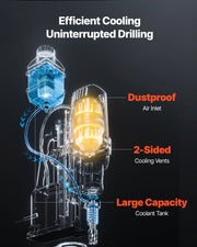 Bild in Galerie-Viewer laden, Amocart Magnetic Drill Boring Diameter Portable Electric Mag Drill Press Drilling Machine Metal Surface Industrial Improvement
