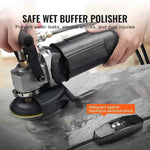 Amocart Wet Polisher 800W 4inch Concrete Grinder Wet Grinder Machine for Marble Granite Stone Rock Tile Equipped W/ GFCI Switch
