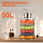 Charger l'image dans la visionneuse de galerie, Amocart 30/50L Stainless Steel Alcohol Distiller Alcohol Still Essential Oil Brewing DIY Whisky Wine Brandy Distillery Home Use
