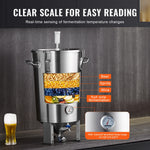 SucceBuy 8 16 GALLON Beer Brew Fermentor Brew Bucket Fermentor for Brewing Home Brewing Supplies with Base Kettle Stock Pot