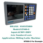 Load image into Gallery viewer, NT800  2/3 Axis Display LCD DRO Digital Readout TTL AC110V/220V For Milling boring machine EDM Linear Scale Encoder 9 Languages
