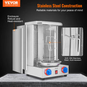 Charger l'image dans la visionneuse de galerie, Amocart Shawarma Grill Machine13 lbs Chicken Shawarma Cooker Gas Vertical Broiler Gyro Rotisserie Oven Doner Kebab for Home
