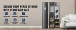 Amocart 3-8 Rifles Gun Safe w/ Digital Keypad & Lock Gun Storage Cabinet with Removable Storage Shelf for Home Long Gun Pistols