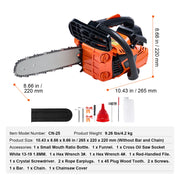 Charger l'image dans la visionneuse de galerie, Amocart Gas Chainsaw Gasoline Powered Chain Saw Handheld Cordless Petrol Chainsaws for Tree Wood Branch Cutting Tree Trimming
