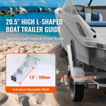 Amocart Boat Trailer Guide Adjustable Guide Poles 2PCS Rustproof Galvanized Steel Trailer Guide for Ski Boat Sailboat Trailer