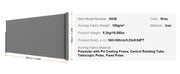 Bild in Galerie-Viewer laden, Amocart Retractable Side Awning Outdoor Privacy Polyester Water-proof Retractable Patio Screen UV 30+ Room Divider Wind Screen
