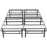 New Upgrade US Shipping Queen Size Metal Platform Bed Frame with 14 Slat Mattress Foundation No Box Spring Required-Premium