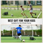 Charger l'image dans la visionneuse de galerie, Amocart Soccer Rebounder Board Portable Soccer Wall with 2 Angles Rebound Foldable HDPE Kickback Rebound Board for Adults
