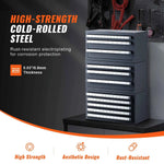 Amocart Drill Bit Dispenser Cabinet 3 Pieces Three-Drawer 1/16" to 1/2" & Letter Sizes A to Z Five-Drawer Drill Bit Organizer