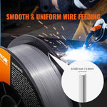 Amocart 0.03/0.035 Inch Flux Cored Welding Wire Carbon Steel Iron MIG Welding Machine Welder Accessories For Soldering