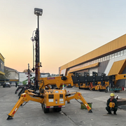 Load image into Gallery viewer, Customized Crawler Telescopic Boom Spider Crane with Hydraulic Remote Control，with Long Arm Fly Jib
