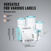 Charger l'image dans la visionneuse de galerie, Amocart Manual Round Bottle Labeling Machine 15-20pcs/min Adjustable Labeler for Bottles Dia 0.78-4.72 in (with Pressing Bar)
