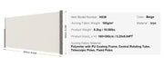 Bild in Galerie-Viewer laden, Amocart Retractable Side Awning Outdoor Privacy Polyester Water-proof Retractable Patio Screen UV 30+ Room Divider Wind Screen
