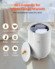 Bild in Galerie-Viewer laden, Amocart Towel Warmer Bucket 20L Heated Towel Warmer w/ LED Light Auto Shut off &amp; Temperature Setting Large Blanket Warmers SPA
