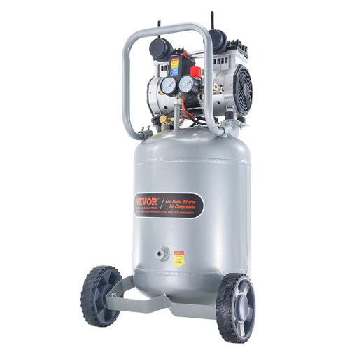 Amocart 13 Gallon Air Compressor 2HP Oil Free Air Compressor with 125 PSI Max Pressure for Tire Inflation Auto Repair Painting