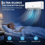 18000 BTU Mini Split Air Conditioner Heat Pump System,SEER2 19 Ductless Inverter AC Unit System with WiFi, Compatible, Custom