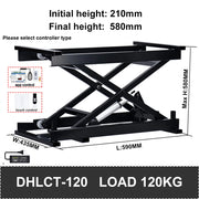 Load image into Gallery viewer, Electric Lifting Platform Tea Table 60/120/150kg Load Elevation Height Adjustable  Remote Control Motor Drive Iron Frame
