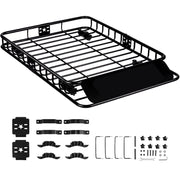 Load image into Gallery viewer, Amocart Roof Rack Cargo Basket 46"x36"x4.5" / 51"x36"x5" Rooftop Cargo Carrier Heavy-Duty 200LBS Capacity for SUV Truck Vehicle
