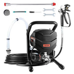 Amocart Stand Airless Paint Sprayer, 650W High Efficiency Airless Sprayer, 3000PSI Electric Paint Sprayer Machine Extension Rod
