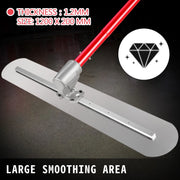 Bild in Galerie-Viewer laden, with 4 Handle Round Drywall Construction Tools Cement Trowel Amocart Concrete Float 1200x200mm/1200x300mm Finishing Bull Float
