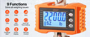 Charger l'image dans la visionneuse de galerie, Amocart 1000kg/2000kg Digital Hanging Scale Portable with Remote Control Factory Crane Scale LCD Backlight Industrial Scales

