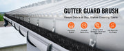 Charger l'image dans la visionneuse de galerie, Amocart Gutter Brush 30 Ft Total Length 4.33 in Diameter Gutter Cleaning Tools Ground-Level Gutter Brush Leaf Guard for Gutters
