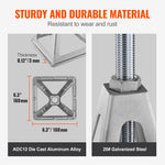 Amocart 4 Pack RV Stabilizer Jack 6000 Lbs Aluminum RV Leveling Jack Stack Jacks for RV Travel Trailer Camper Single Screw Jack
