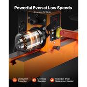 Bild in Galerie-Viewer laden, Amocart Woodworking Lathe 1.5 HP 16x40 in / 2 HP 18x40 in, 0-3200 RPM Variable Speed, for Medium to Large Projects Woodworking
