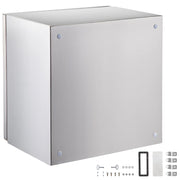 Bild in Galerie-Viewer laden, Amocart NEMA Stainless Steel Enclosure 300x300x200 mm IP66 Waterproof &amp; Dustproof Electrical Junction Box with Mounting Plate

