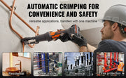 Load image into Gallery viewer, Amocart Pro Press Tool 18V Electric Pipe Crimping Tool for 1/2" 3/4" 1" Copper Pipes Press Tool Kit with 3 Jaws 2Pcs Battery
