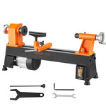 SucceBuy Benchtop Wood Lathe 10inx18in / 14inx40in EU-230V US-120V Power Wood Turning Lathe Machine Variable Speeds Woodworking