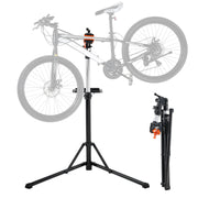 Charger l'image dans la visionneuse de galerie, Amocart Bike Repair Stand Heavy-duty Aluminum Adjustable Height Magnetic Tool Tray Telescopic Arm Foldable for Home Shops
