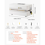 Load image into Gallery viewer, Amocart Continuous Heat Sealing Machine 0.32-0.47in Seal Width Automatic Band Sealer with Temperature Control for Plastic Bags
